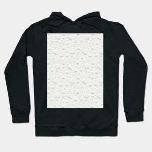 Subtle classic retro pattern - white speech bubbles Hoodie